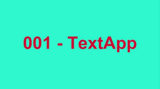 Run android online APK 001 TextApp from MyAndroid or emulate 001 TextApp using MyAndroid
