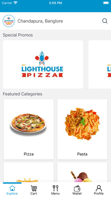 Emulate iPhone app 007 Lighthouse Pizza using MyAndroid Emulate iPhone app 007 Lighthouse Pizza using MyAndroid