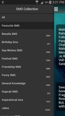 Emulate Android APK 100000 SMS Messages Collection