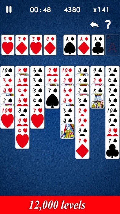Emulate iPhone app 10000+ FreeCell Solitaire using MyAndroid