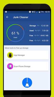 Emulate Android APK 1000 GB Storage Space Cleaner :   RAM wiper