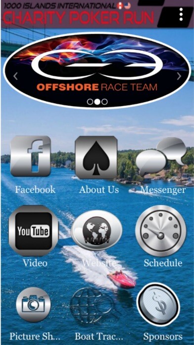 Emulate iPhone app 1000 Islands Charity Poker Run using MyAndroid
