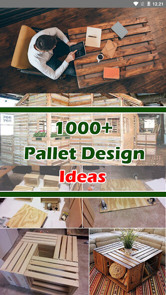 Run android online APK 1000+ Pallet Design Ideas v2 from MyAndroid or emulate 1000+ Pallet Design Ideas v2 using MyAndroid