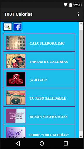 Run android online APK 1001 calories from MyAndroid or emulate 1001 calories using MyAndroid