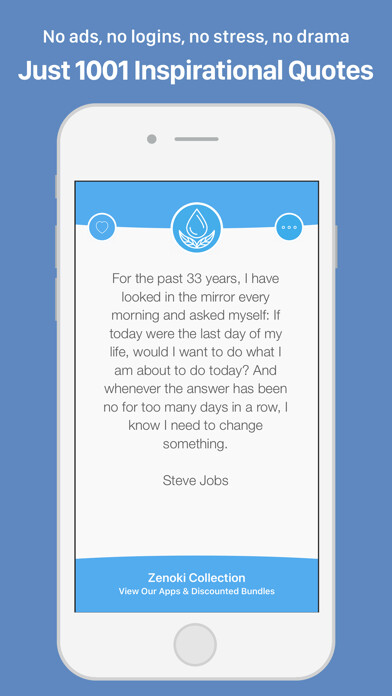 Emulate iPhone app 1001 Inspirational Quotes using MyAndroid Emulate iPhone app 1001 Inspirational Quotes using MyAndroid