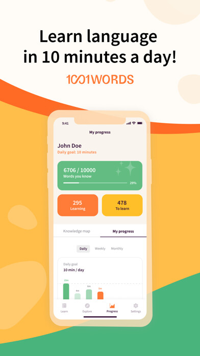 Emulate iPhone app 1001words: Language Learning using MyAndroid Emulate iPhone app 1001words: Language Learning using MyAndroid