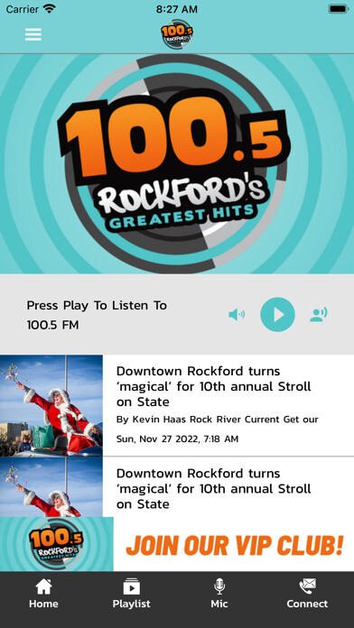 Emulate iPhone app 100.5 Rockford’s Greatest Hits using MyAndroid Emulate iPhone app 100.5 Rockford’s Greatest Hits using MyAndroid