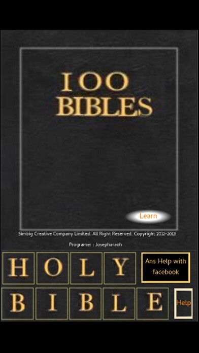 Emulate iPhone app 100BIBLES Wisdom Game using MyAndroid Emulate iPhone app 100BIBLES Wisdom Game using MyAndroid