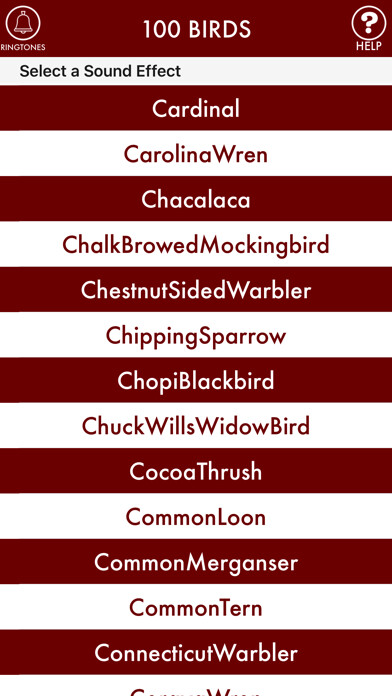 Emulate iPhone app 100BIRDS + RINGTONES Bird Calls Tweets Sounds using MyAndroid Emulate iPhone app 100BIRDS + RINGTONES Bird Calls Tweets Sounds using MyAndroid