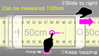 Emulate iPhone app 100cm Ruler using MyAndroid Emulate iPhone app 100cm Ruler using MyAndroid