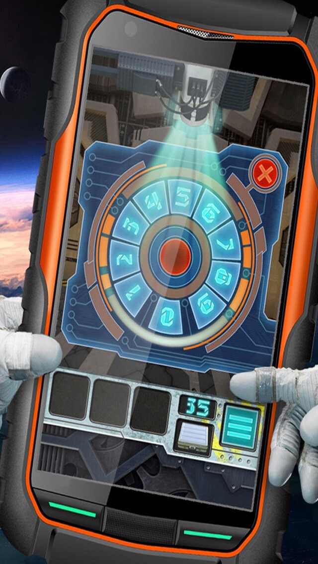 Emulate iPhone app 100 Doors: Aliens Space using MyAndroid
