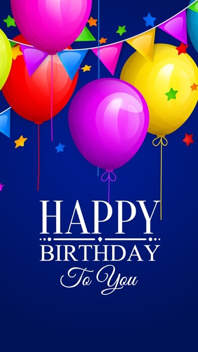 Emulate iPhone app 100+ Happy Birthday Wishes App using MyAndroid