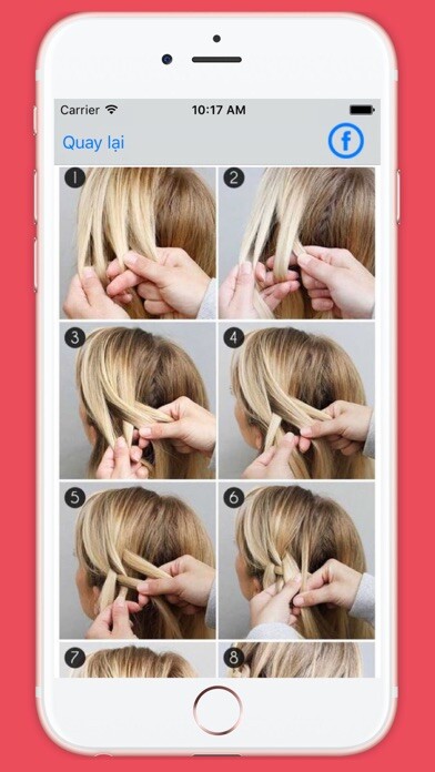Emulate iPhone app 100 Kieu toc dep de lam using MyAndroid