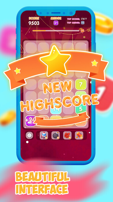 Emulate iPhone app 100 Merge - Number Puzzle using MyAndroid Emulate iPhone app 100 Merge - Number Puzzle using MyAndroid