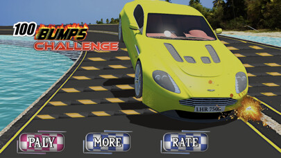 Emulate iPhone app 100 Speed Bumps-Derby Crash 3D using MyAndroid