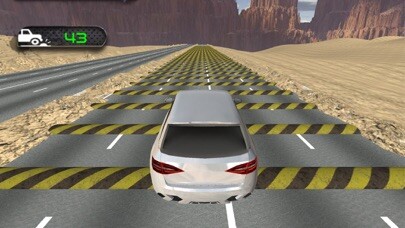 Emulate iPhone app 100 Speed Bumps Driving Test using MyAndroid