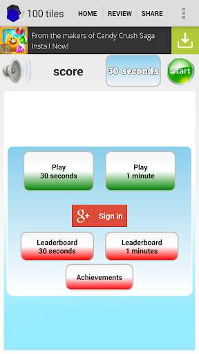 Run android online APK 100 tiles from MyAndroid or emulate 100 tiles using MyAndroid