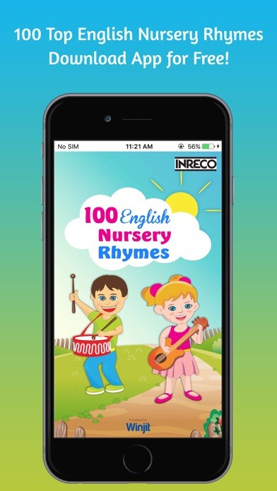 Emulate iPhone app 100 Top English Nursery Rhyme using MyAndroid Emulate iPhone app 100 Top English Nursery Rhyme using MyAndroid