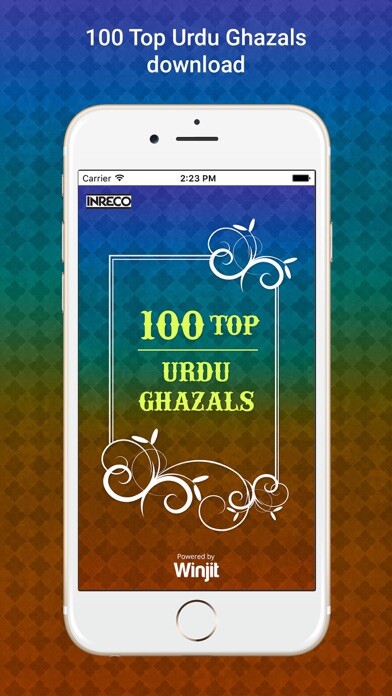 Emulate iPhone app 100 Top Urdu Ghazals using MyAndroid Emulate iPhone app 100 Top Urdu Ghazals using MyAndroid