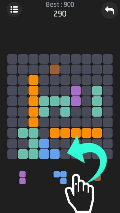 Emulate iPhone app 1010 Block Puzzle - Free To Fit using MyAndroid