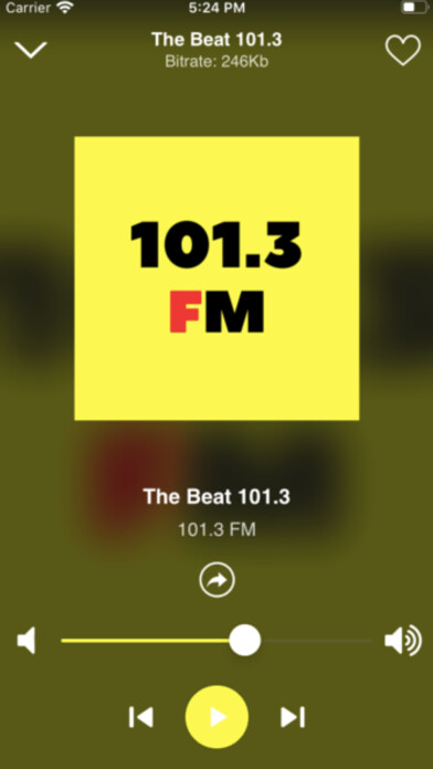 Emulate iPhone app 101.3 FM using MyAndroid
