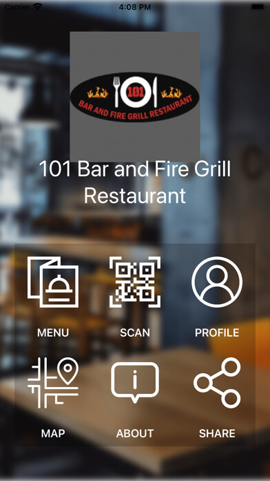Emulate iPhone app 101 Bar and Fire Grill using MyAndroid Emulate iPhone app 101 Bar and Fire Grill using MyAndroid