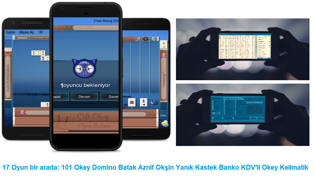 Run android online APK 101 Okey hakkarim.net from MyAndroid or emulate 101 Okey hakkarim.net using MyAndroid