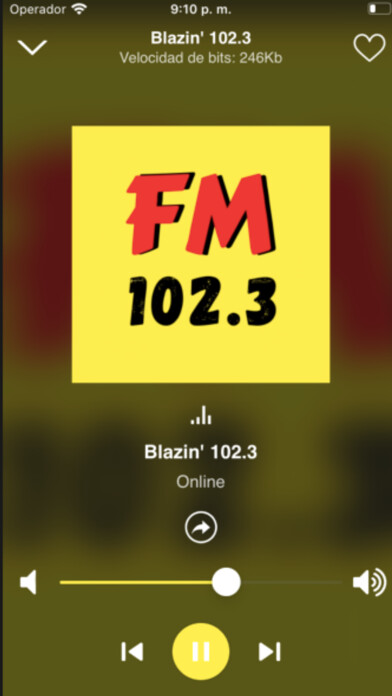 Emulate iPhone app 102.3 FM Radio stations using MyAndroid