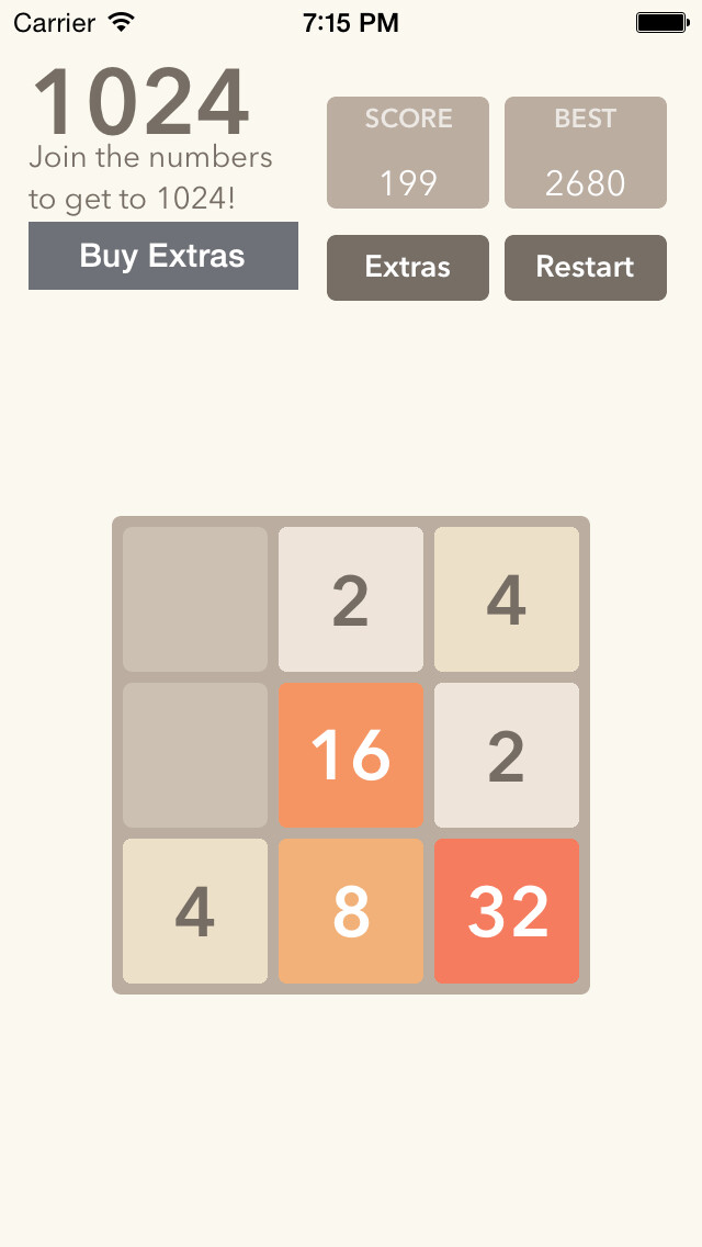 Emulate iPhone app 1024 Slider 3x3 Number Puzzle Game using MyAndroid Emulate iPhone app 1024 Slider 3x3 Number Puzzle Game using MyAndroid