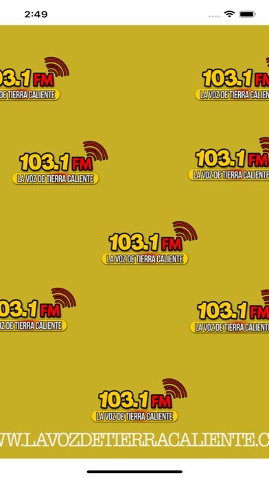Emulate iPhone app 103.1 fm la voz de tc using MyAndroid