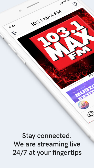 Emulate iPhone app 103.1 MAX FM using MyAndroid Emulate iPhone app 103.1 MAX FM using MyAndroid