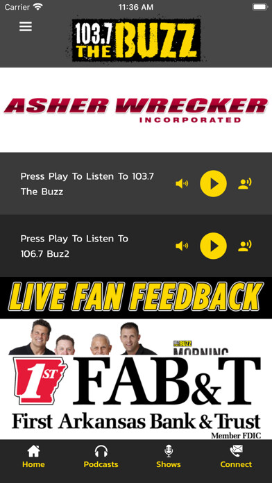 Emulate iPhone app 103.7 The Buzz KABZ FM using MyAndroid Emulate iPhone app 103.7 The Buzz KABZ FM using MyAndroid