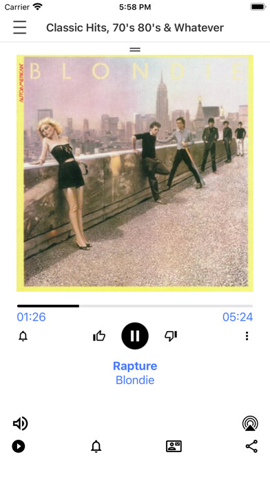 Emulate iPhone app 103.9 Ted FM using MyAndroid