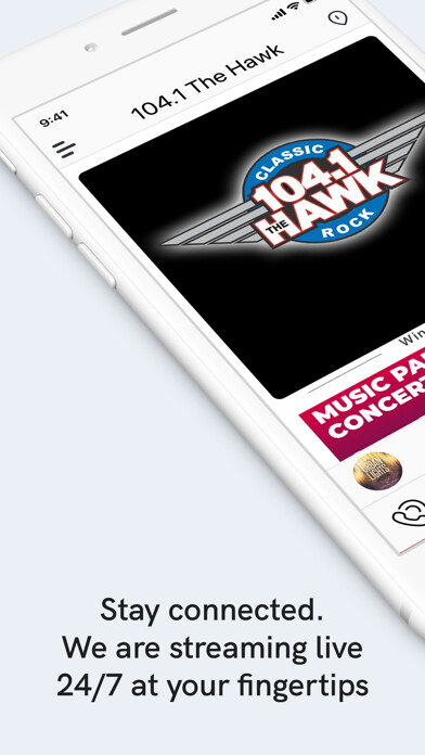 Emulate iPhone app 104.1 The Hawk using MyAndroid Emulate iPhone app 104.1 The Hawk using MyAndroid