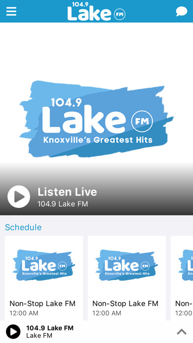 Emulate iPhone app 104.9 Lake FM - Knoxville using MyAndroid
