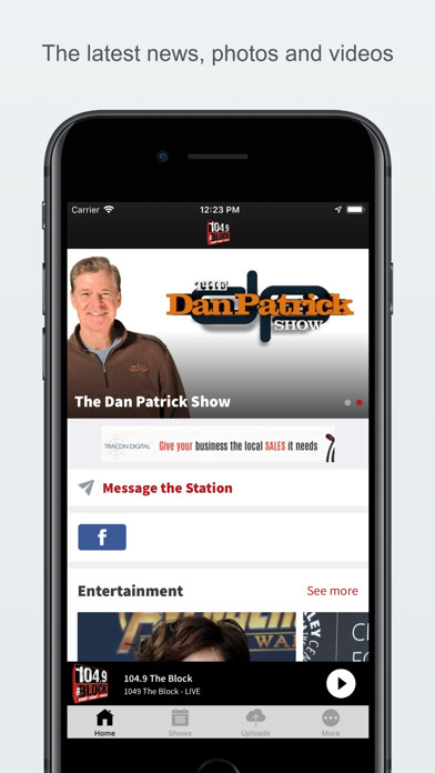 Emulate iPhone app 104.9 The Block using MyAndroid Emulate iPhone app 104.9 The Block using MyAndroid