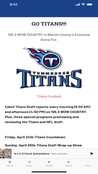 Run android online APK 105.3 WOW Country from MyAndroid or emulate 105.3 WOW Country using MyAndroid