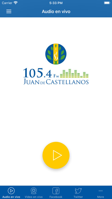 Emulate iPhone app 105.4 FM Juan de Castellanos using MyAndroid Emulate iPhone app 105.4 FM Juan de Castellanos using MyAndroid