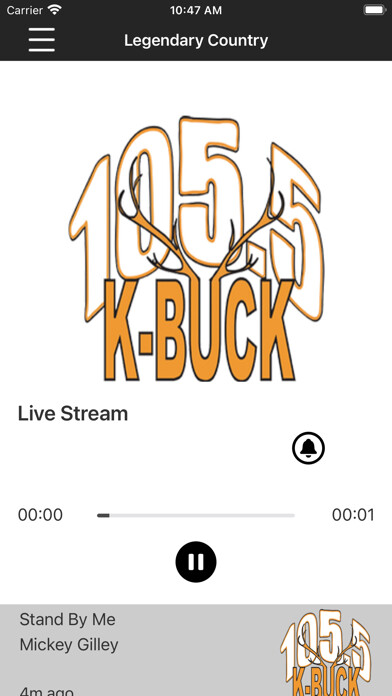 Emulate iPhone app 105.5 K-Buck using MyAndroid