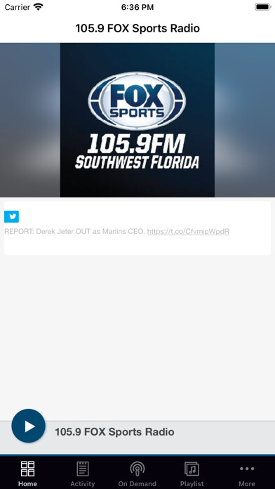 Emulate iPhone app 105.9 FOX Sports Radio using MyAndroid Emulate iPhone app 105.9 FOX Sports Radio using MyAndroid