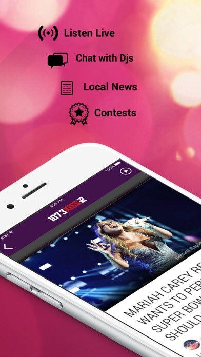 Emulate iPhone app 107-3 KISS-FM (KISX) using MyAndroid Emulate iPhone app 107-3 KISS-FM (KISX) using MyAndroid