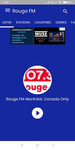Run android online APK 107.3 Rouge FM Montreal from MyAndroid or emulate 107.3 Rouge FM Montreal using MyAndroid