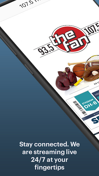 Emulate iPhone app 107.5 The Fan using MyAndroid Emulate iPhone app 107.5 The Fan using MyAndroid