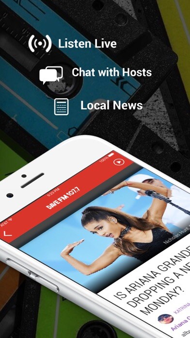 Emulate iPhone app 107.7 Dave FM using MyAndroid Emulate iPhone app 107.7 Dave FM using MyAndroid