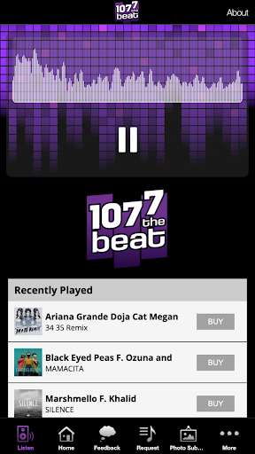Run android online APK 107.7 The Beat FM from MyAndroid or emulate 107.7 The Beat FM using MyAndroid