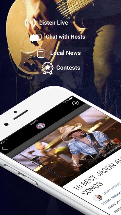 Emulate iPhone app 107.7 WGNA using MyAndroid