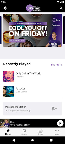 Emulate iPhone app 1079 The Mix using MyAndroid Emulate iPhone app 1079 The Mix using MyAndroid