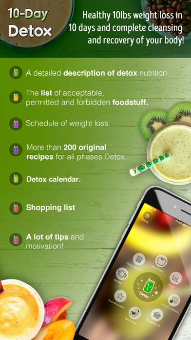 Emulate iPhone app 10-Day Detox - Healthy 10lbs weight loss in 10 days and complete cleansing and recovery of your body! using MyAndroid Emulate iPhone app 10-Day Detox - Healthy 10lbs weight loss in 10 days and complete cleansing and recovery of your body! using MyAndroid
