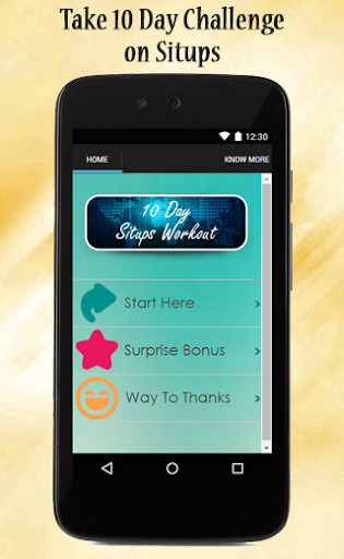Run android online APK 10 Day Sit-ups Workout Guide from MyAndroid or emulate 10 Day Sit-ups Workout Guide using MyAndroid