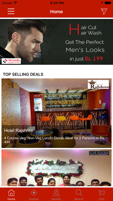 Emulate iPhone app 10Deals using MyAndroid